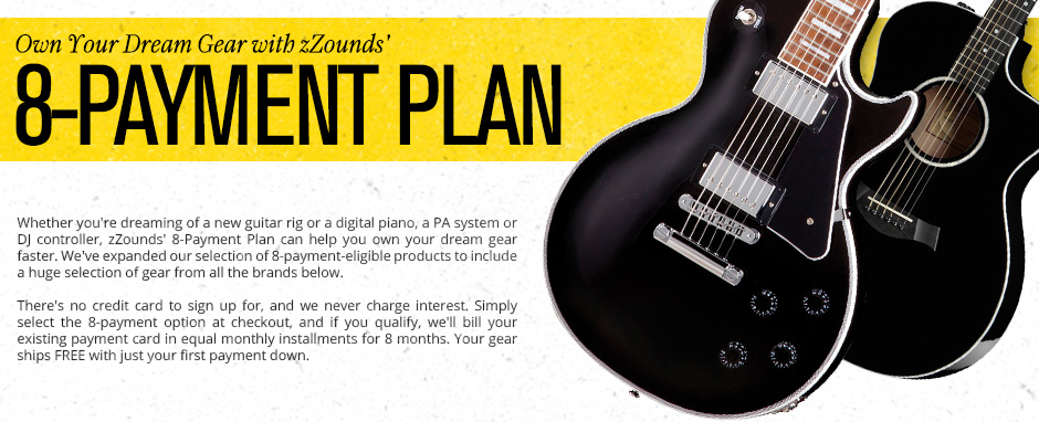 zZounds' Zero-Interest 8-Payment Plan