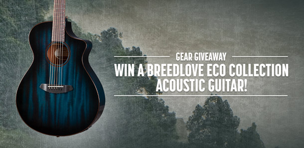 We're giving away a Breedlove ECO Rainforest S Concert CE acoustic-electric guitar!