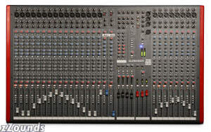 The ZED 4-Bus series takes inspiration from different product lines within the A&H range, combining them with fresh new ideas to give stunning results in a neat and easy to use package. The padless DuoPreTM mic/line pre-amplifier is the new design first implemented on the ZED-14 and delivers a high-headroom, low-noise signal.  The 4 band, 2 sweep EQ, along with the low noise summing amps, is borrowed from the acclaimed GL2400, while the bus architecture is a simplified, but equally comprehensive, version of that employed in the successful GL series. 