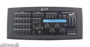 The Magic 260 is a 19-inch rack mount DMX controller from Elation Professional that's perfect for lighting users with mid-level needs, such as neighborhood clubs, discos and professional DJs. With 260 DMX channels, the Magic 260 can control up to 48 DMX-compatible moving lights. It can store up to 24 x 48 scenes and 264 shows. The Magic 260 is ideal for lighting operators who don't need a big console like the Show Designer 1 or 2, but want something larger than a basic 8 or 12-fixture unit, and with more features. 