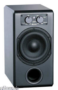 The Sub7 has been designed to complement the A5 and A7 monitors of the A-Series. Its small footprint allows for an easy placement even in small environments. The front panel features two motorized potentiometers that let you adapt the input level and crossover frequency settings for the best performance.