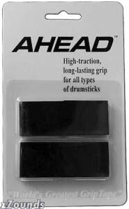 Get a grip!  Ahead, makers of the world's most advanced drumsticks, have brought this superior grip tape to give you an even better hold on your sticks.  Provides high-traction, long-lasting grip for all types of drum sticks.  Covers one pair.