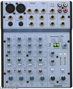 Alesis MultiMix 6FX 6-Channel Mixer with Effects