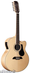 Alvarez AJ60SC12 12-String Jumbo Cutaway Acoustic-Electric Guitar