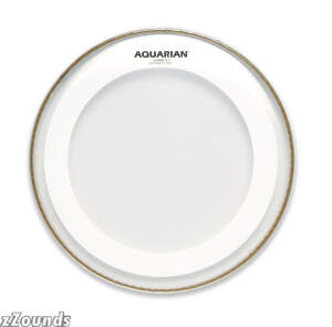 Aquarian Super-2 Clear with Studio-X Ring Drumhead