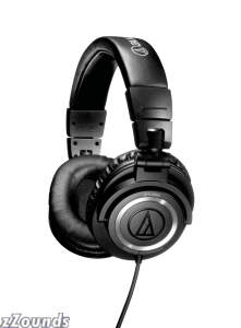 Audio Technica ATHM50 Closed-Back Stereo Monitor Headphones