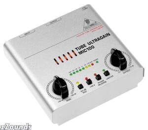 Behringer MIC100 Tube Ultragain Microphone Preamp with Limiter