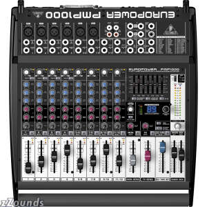 Behringer PMP1000 12-Channel Powered Mixer (500 Watts)