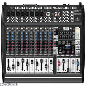 Behringer PMP3000 16-Channel Powered Mixer (1200 Watts)