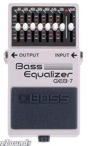 Boss GEB-7 Bass Equalizer Compact Effects Pedal - 7 Band Graphic