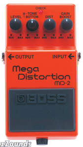 Boss MD-2 Mega Distortion Pedal