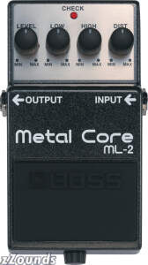Boss ML-2 Metal Core Distortion Pedal