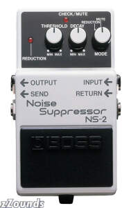 Boss NS-2 Noise Suppressor and Power Supply Pedal