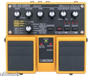 Boss OD-20 Drive Zone Twin Overdrive and Distortion Pedal