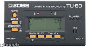 Boss TU-80 Chromatic Tuner and Metronome