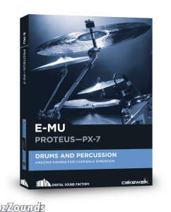Cakewalk EMU PX7 Drums Sound Library for Dimension Pro