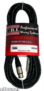 CBI BLUB Ultimate Series XLR Female to 1/4 in. TRS Male Cable