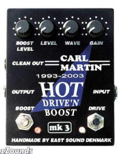 Carl Martin Hot Drive-N-Boost MK3 Pedal