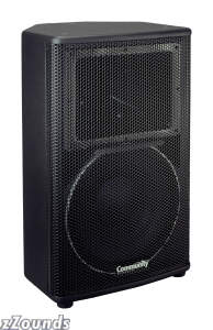 Community S-1296 2-Way Loudspeaker (500 Watts, 1x12 in.)