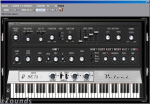 Digidesign AIR Velvet Virtual Electric Piano (Macintosh and Windows)
