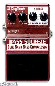 DigiTech Bass Squeeze X-Series Dual Compressor Pedal