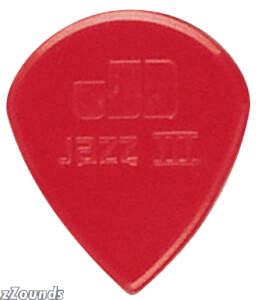 Dunlop Nylon Jazz III Picks (6-Pack)