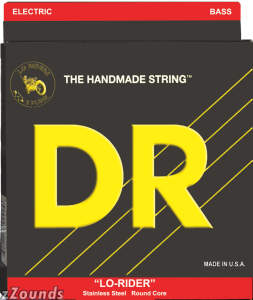 DR Strings MH545 Lo-Rider 5-String Electric Bass Strings (Medium, 45-125)