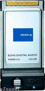 Echo Indigo DJ Dual Stereo 24/96 Laptop Cardbus