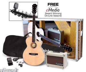 Epiphone PR4E Acoustic-Electric Guitar Player Package