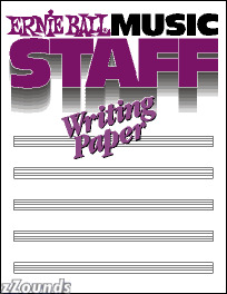 Ernie Ball Music Staff ...