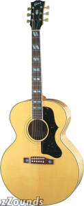 Gibson J-185 EC Maple Modern Classic Jumbo Acoustic-Electric Guitar (with Case)