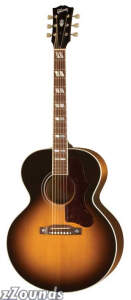 Gibson J-185 Acoustic-Electric Guitar (With Case)