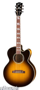 Gibson J165 EC Maple Compact Jumbo Acoustic-Electric Guitar (with Case)