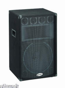 Gemini GSM1580 3-Way Speaker Cabinet (175 Watts, 1x15 in.)