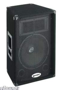 Gemini GT1202 2-Way Trapezoid Speaker Cabinet (120 Watts, 1x12 in.)