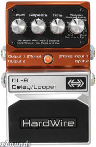 HardWire DL8 Delay/Looper Pedal
