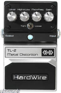 HardWire TL-2 Metal Distortion Pedal