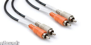 Hosa Nickel-Plated Dual Cable (Dual RCA to Dual RCA)
