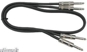 Hosa CSS400 Series Dual Heavy-Duty TRS Cable