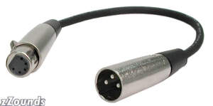 Hosa 5-Pin XLRF to 3-Pin XLRM DMX Cable