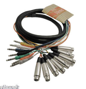 Hosa STX803F 8-Channel (XLR Female to TRS) Audio Snake