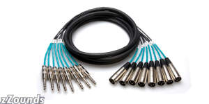 Hosa STX803M 8-Channel (XLR Male to TRS) Audio Snake