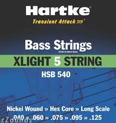 Hartke HSB540 Bass Strings (X-Light 5-String)