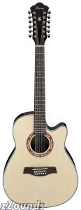 Ibanez AEF1812E 12-String AEF Cutaway Acoustic-Electric Guitar