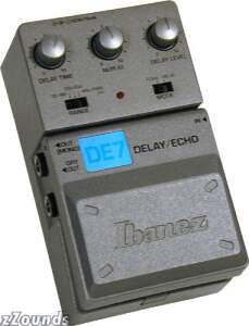 Ibanez DE7 Tone Lok Delay Echo Pedal