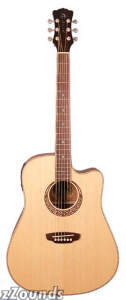 Luna Muse Series Quilt Ash Acoustic-Electric Guitar