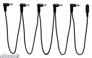 Godlyke Power-All Right Angle Daisy Chain Cable for 5 Pedals