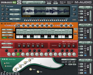 M-Audio Drum and Bass Rig Software Synth (Macintosh and Windows)