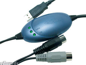M-Audio MIDISport UNO 1x1 MIDI Interface with Cables and Connectors