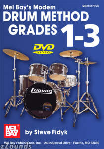 Mel Bay Modern Drum Method Grades 1-3 DVD